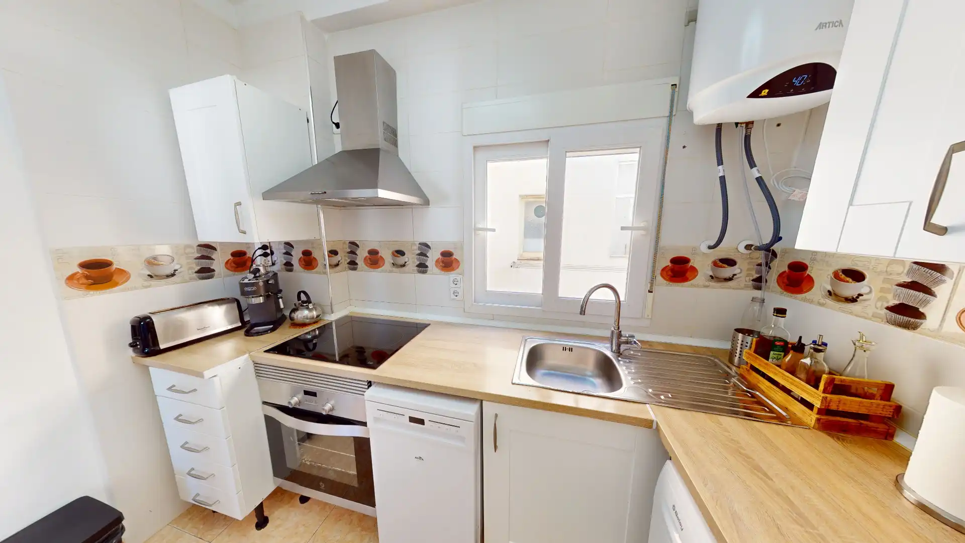 Cocina de Piso en venta en Almería con Aire acondicionado, Amueblado y Horno