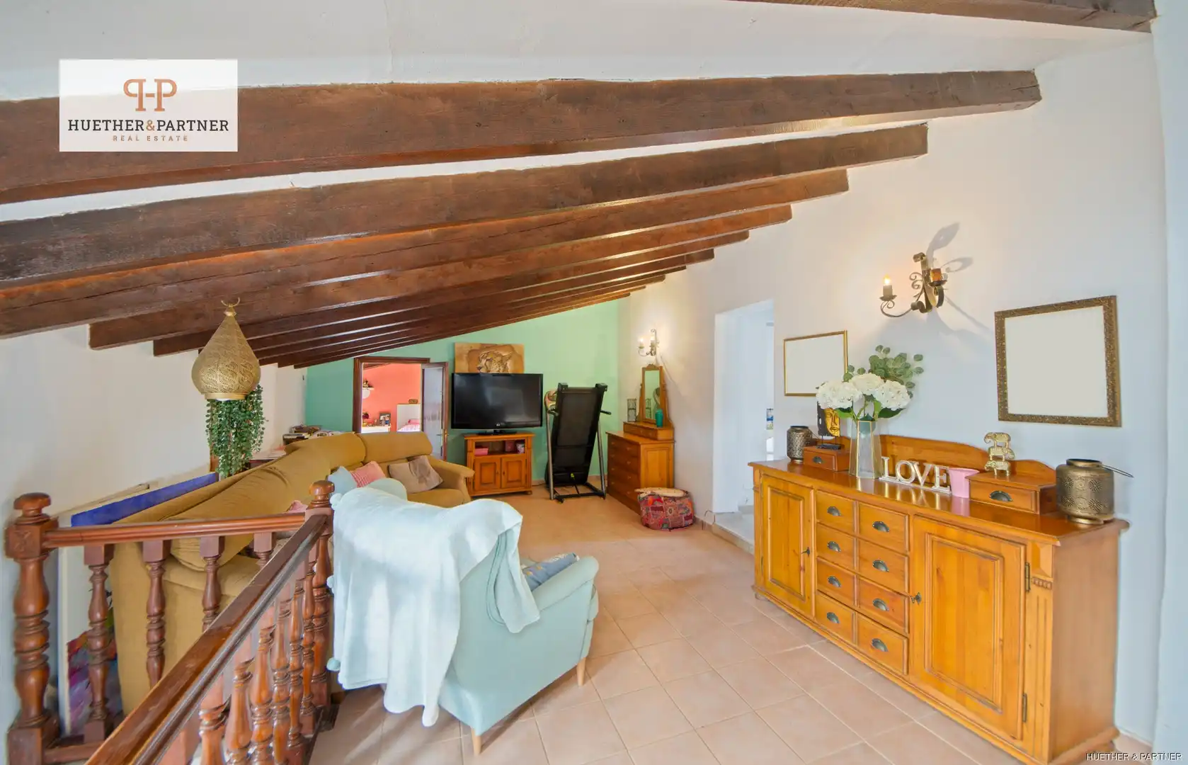 Living room of Country homes for sale in Manacor  with Air Conditioner, Heating and Furnished