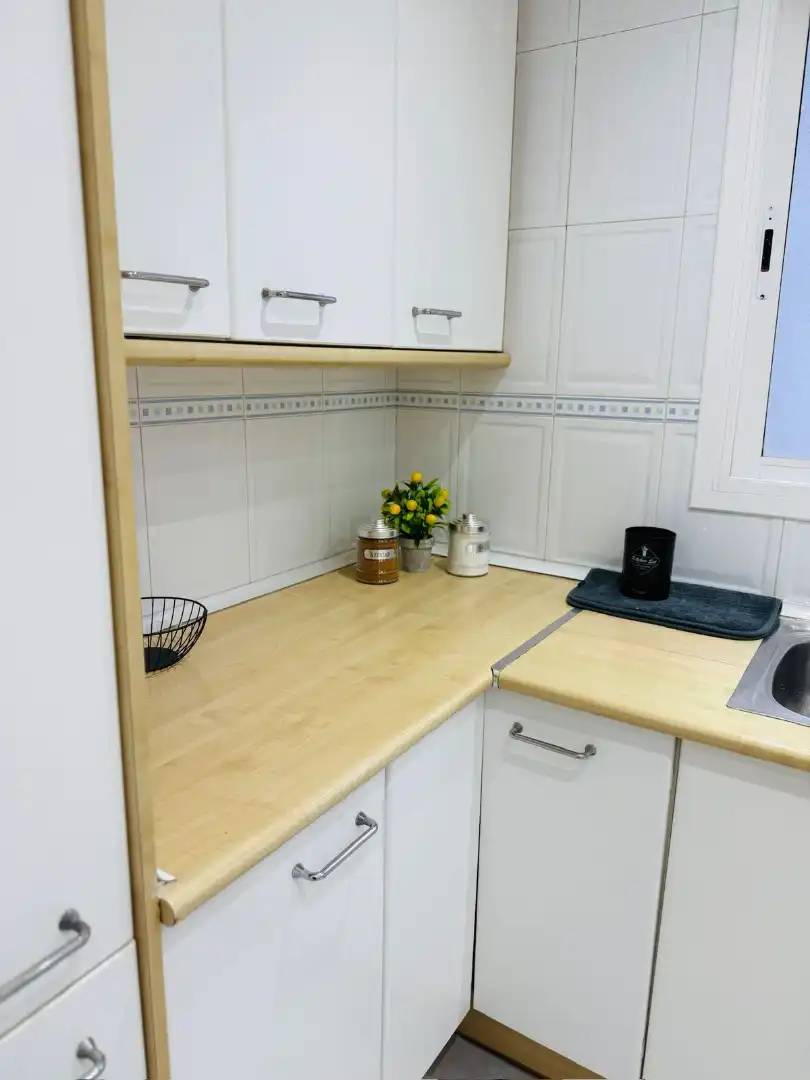 Kitchen of Flat for rent in Castellón de la Plana / Castelló de la Plana  with Furnished, Washing machine and TV