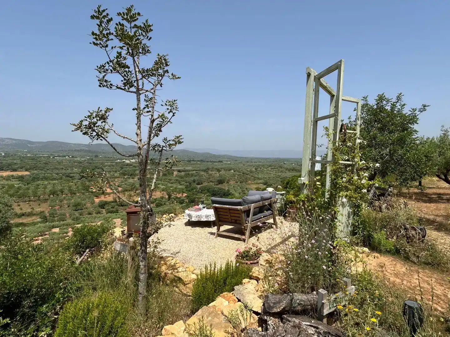 Terrassa de Finca rústica en venda en Traiguera amb Jardí privat, Piscina i Moblat
