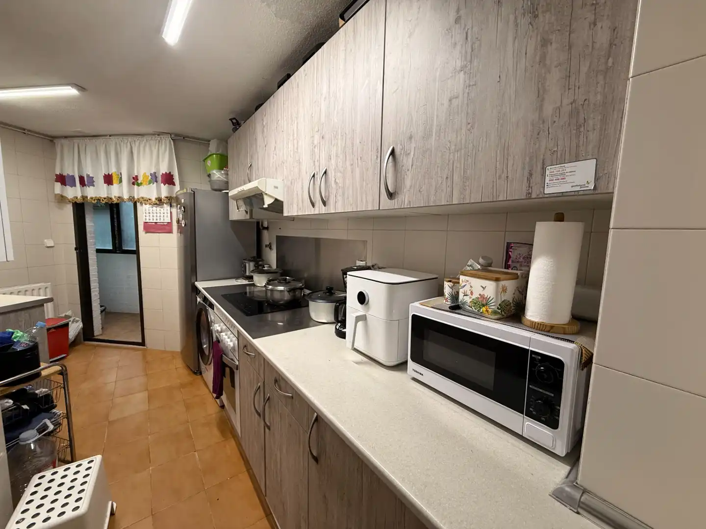 Kitchen of Flat for sale in Madrid  with Heating, Parquet flooring and Terrace
