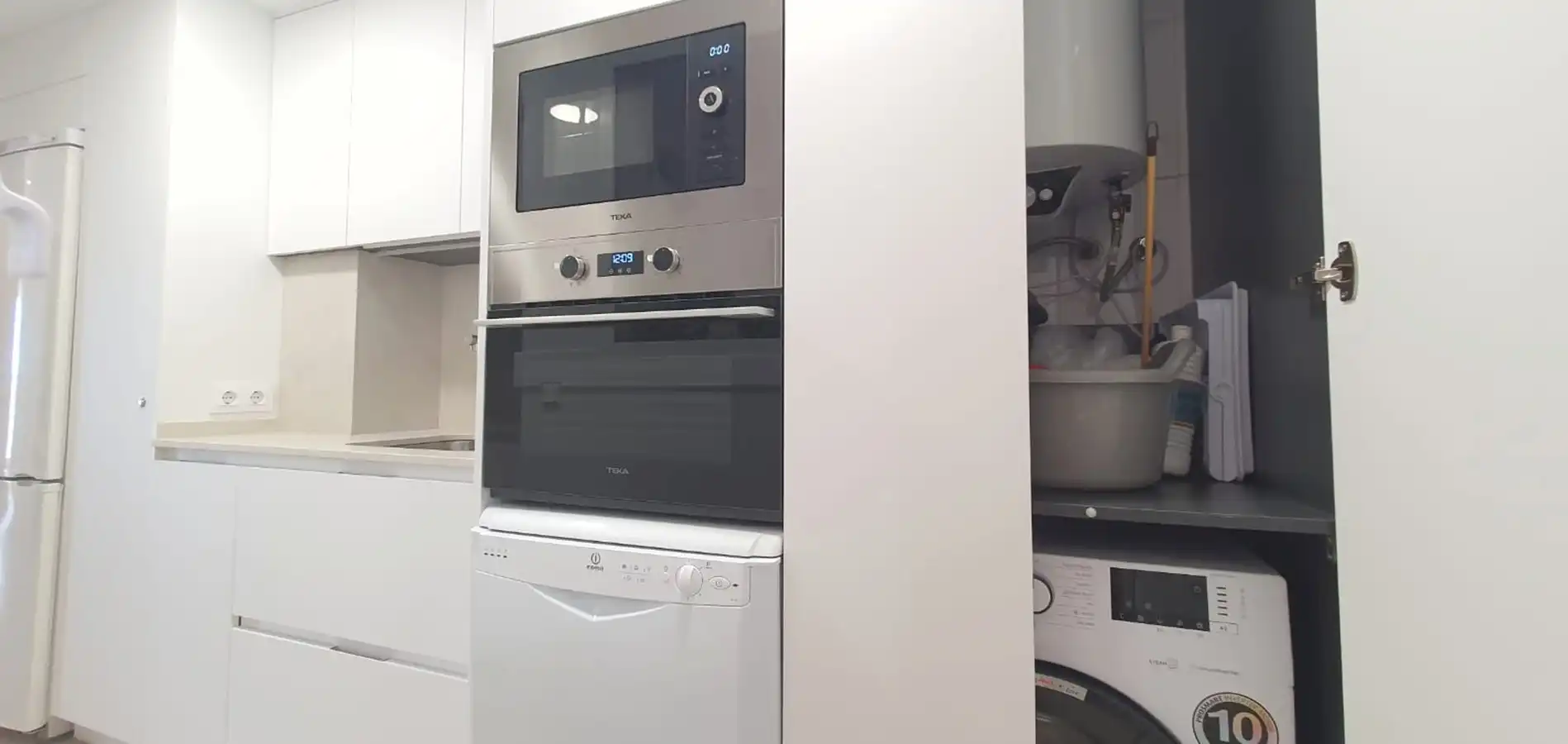 Kitchen of Apartments for rent in Dénia  with Air Conditioner, Heating and Terrace