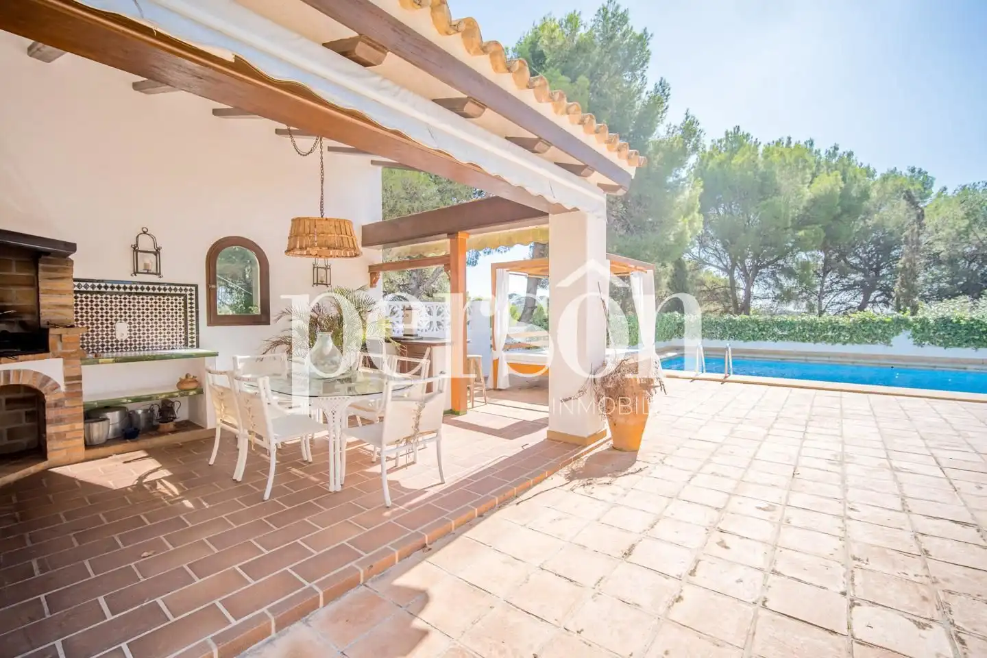 Garden of Houses for sale in Jávea / Xàbia  with Air Conditioner, Heating and Private garden