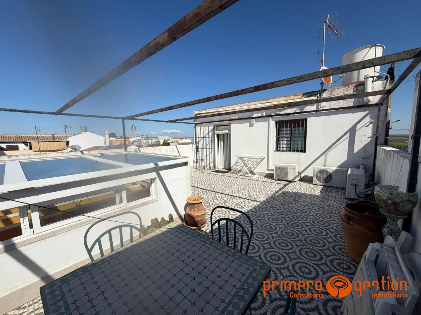 Terrace of Houses for sale in Fuentes de Andalucía  with Air Conditioner, Terrace and Furnished