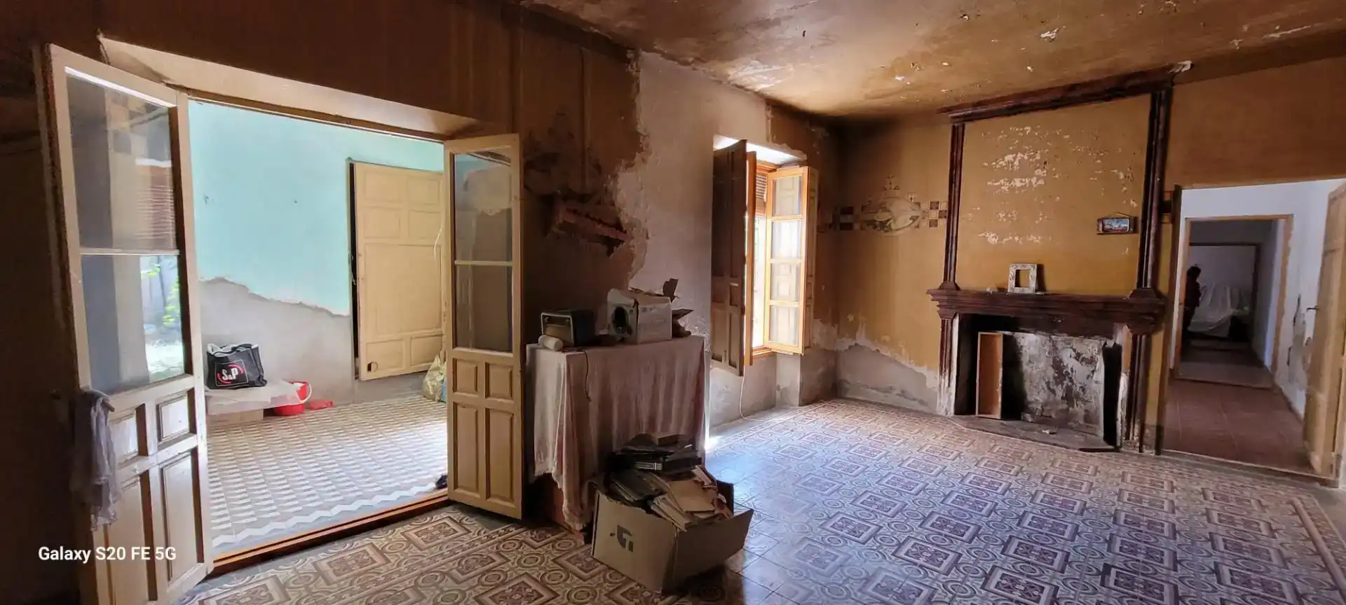 Sala de estar de Casa adosada en venta en El Ballestero con Jardín privado