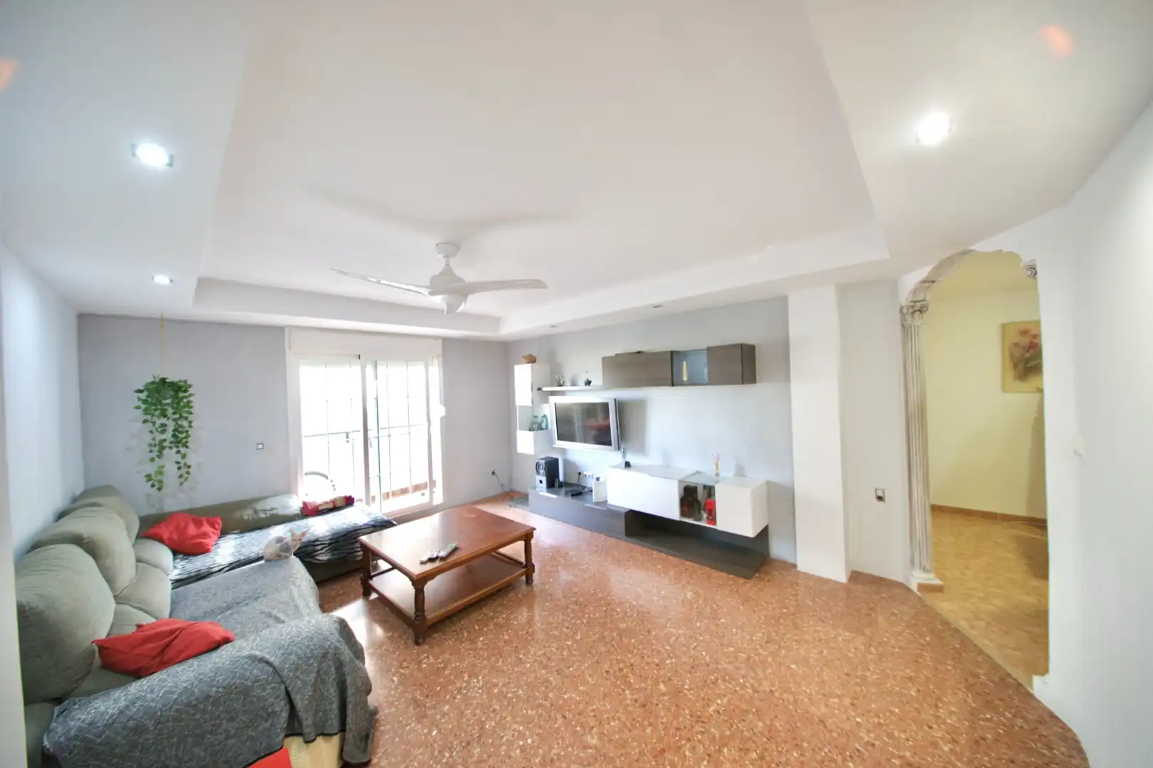 Living room of Flat for sale in Manises  with Air Conditioner, Terrace and Balcony