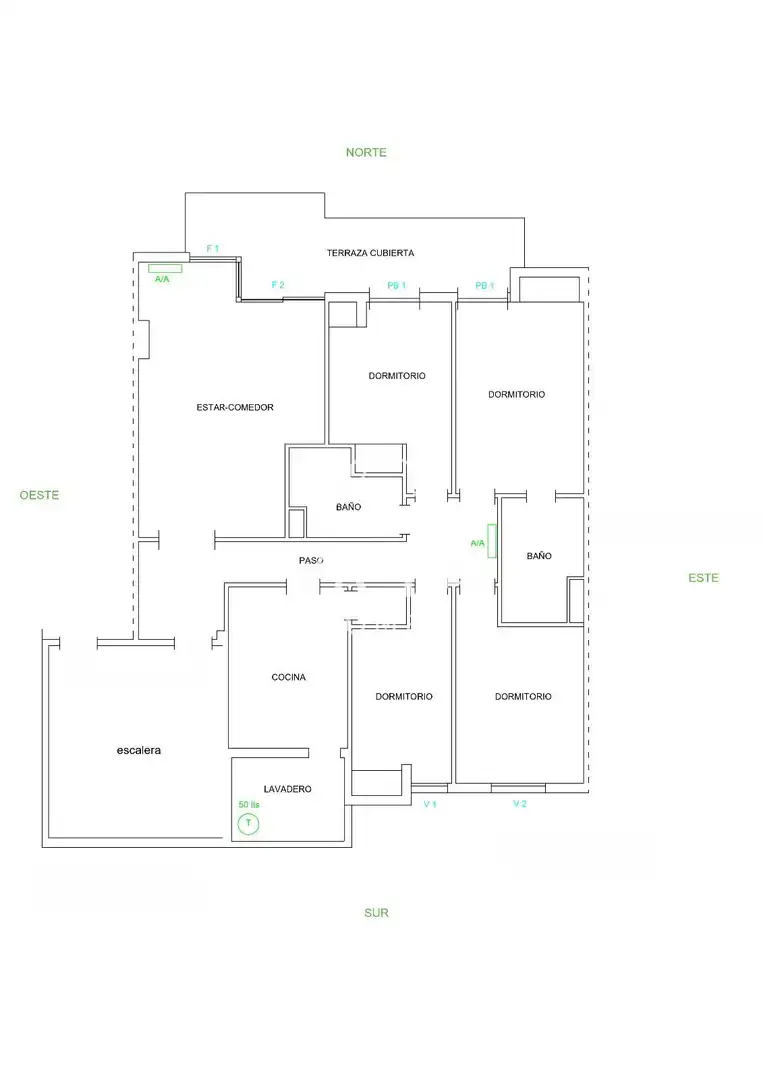 Wohnung zum Verkauf in Eivissa mit Klimaanlage, Heizung und Terrasse