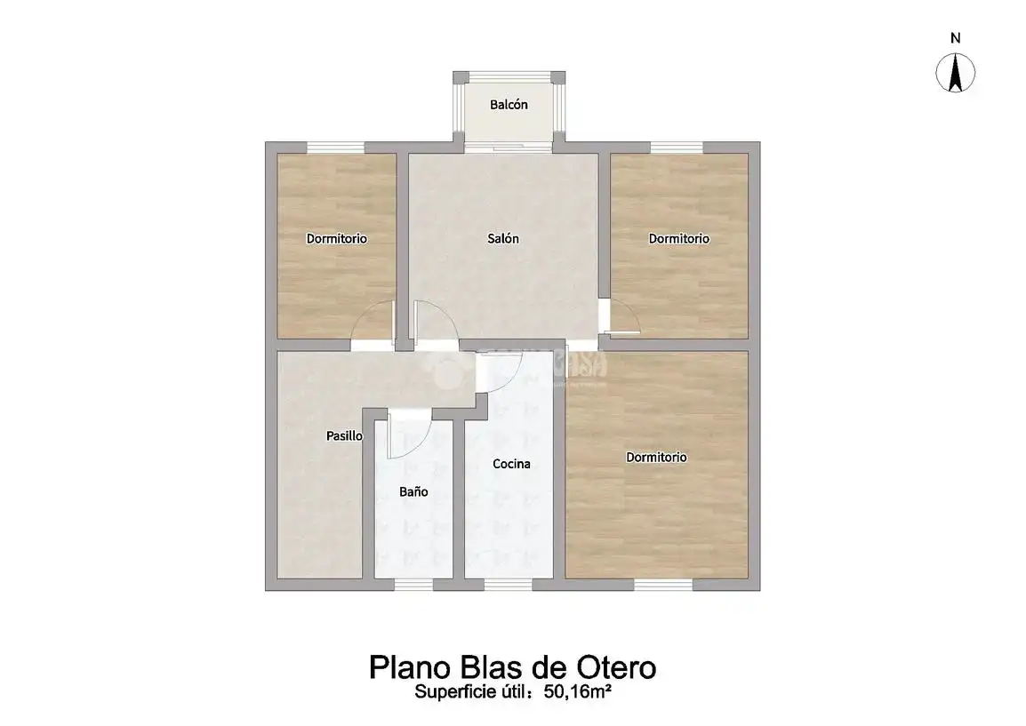 Wohnung zum Verkauf in Palencia mit Heizung, Abstellraum und Balkon