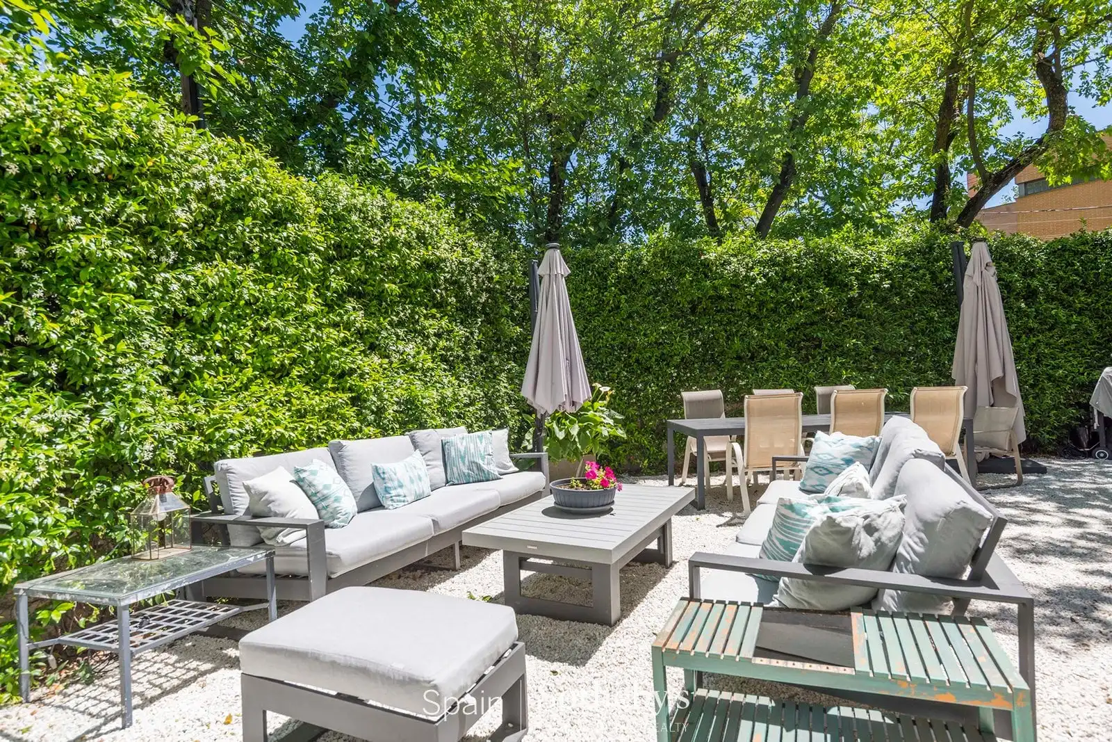 Terraza de Casa adosada en venta en Madrid con Aire acondicionado, Calefacción y Jardín privado