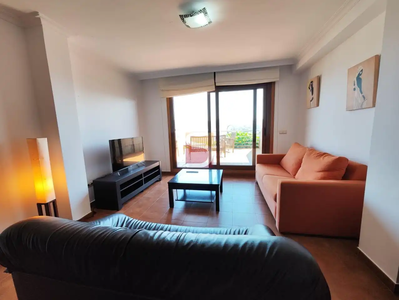 Sala d'estar de Pis de lloguer en Nigrán amb Calefacció, Terrassa i Traster