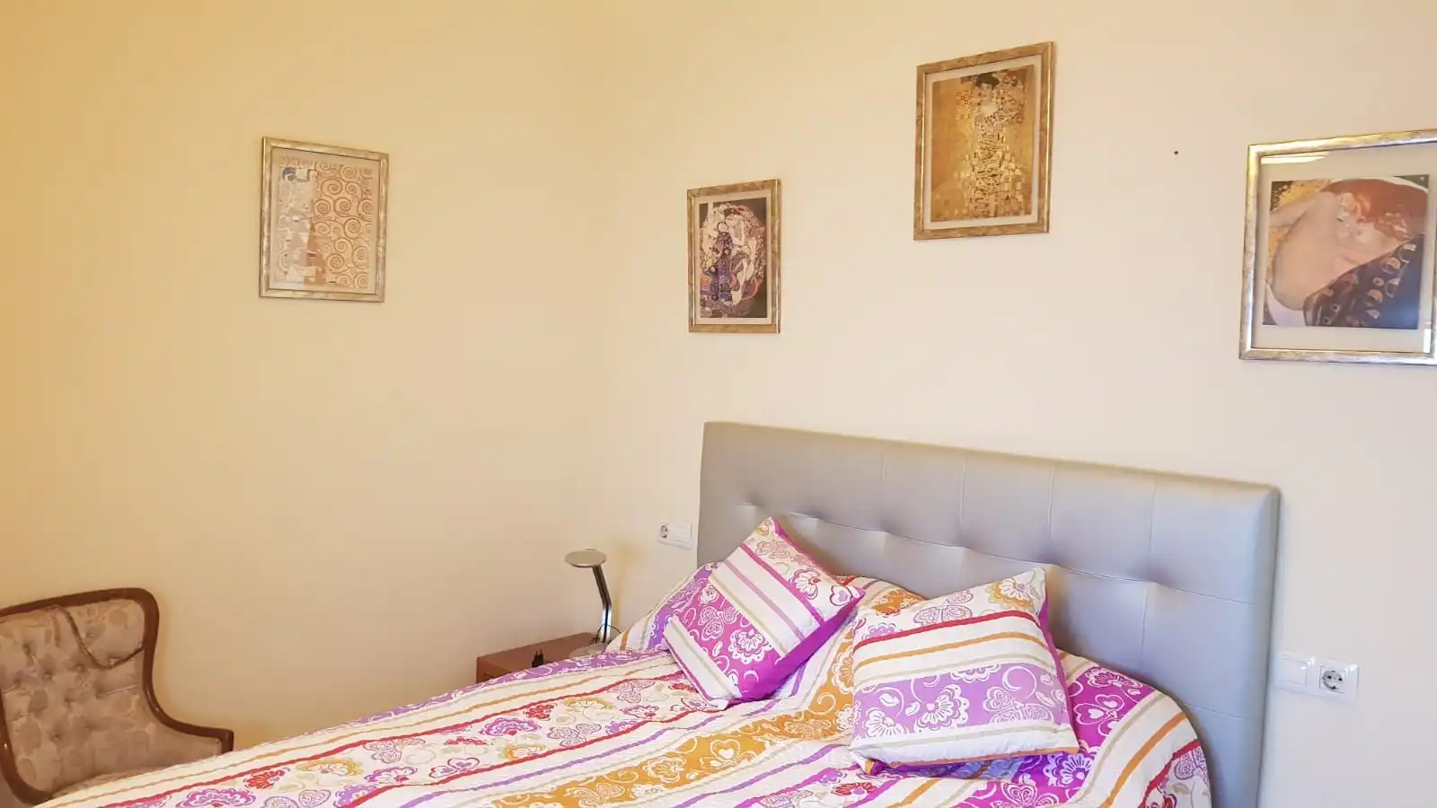 Bedroom of Apartments for rent in Málaga  with Air Conditioner, Furnished and Washing machine