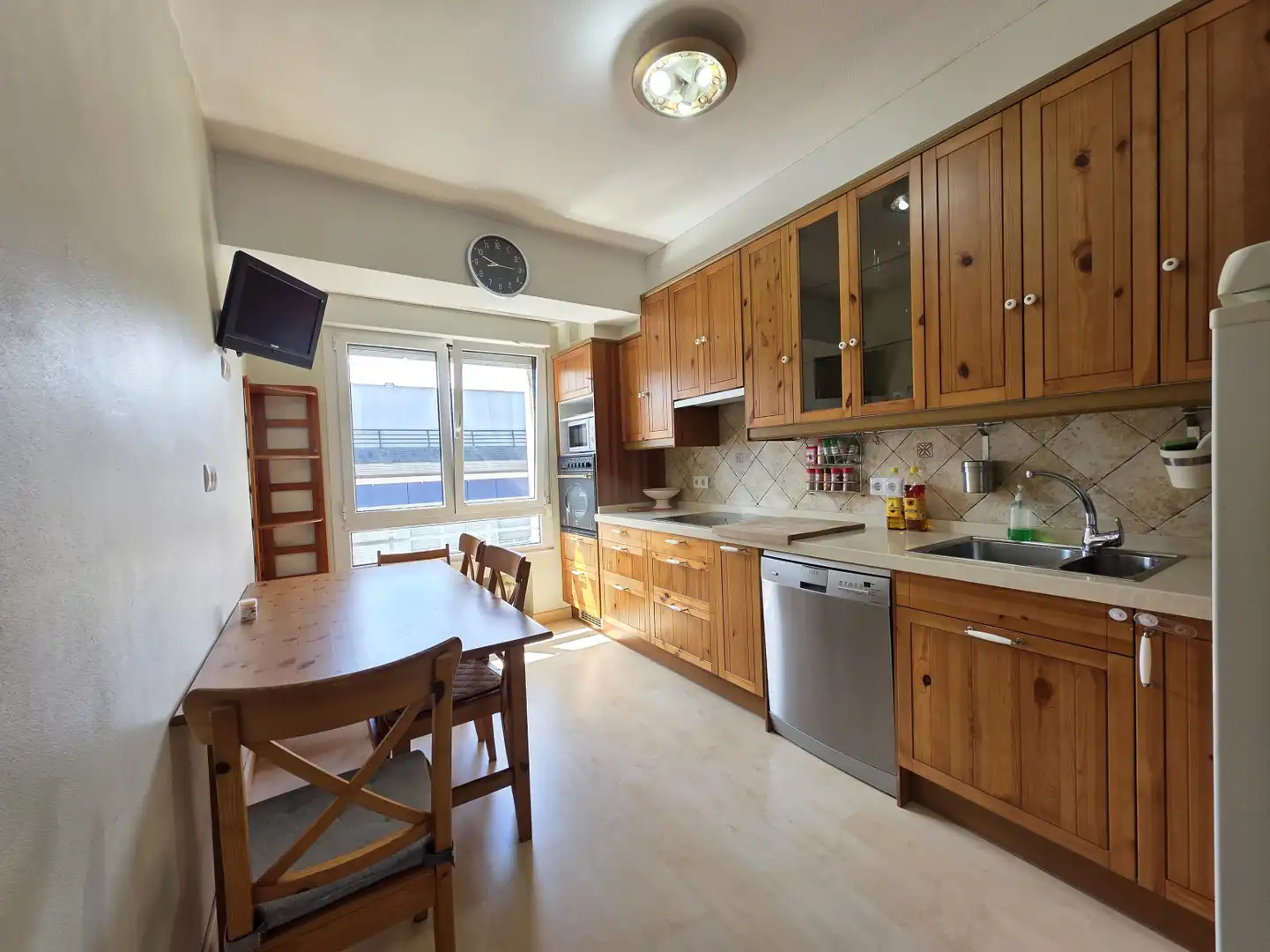 Kitchen of Flat for rent in Siero  with Heating, Storage room and Furnished