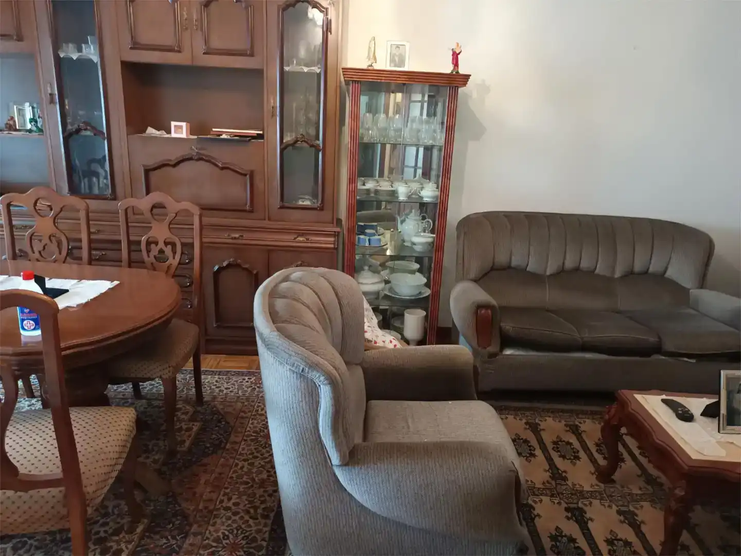 Sala d'estar de Pis en venda en O Carballiño   amb Balcó