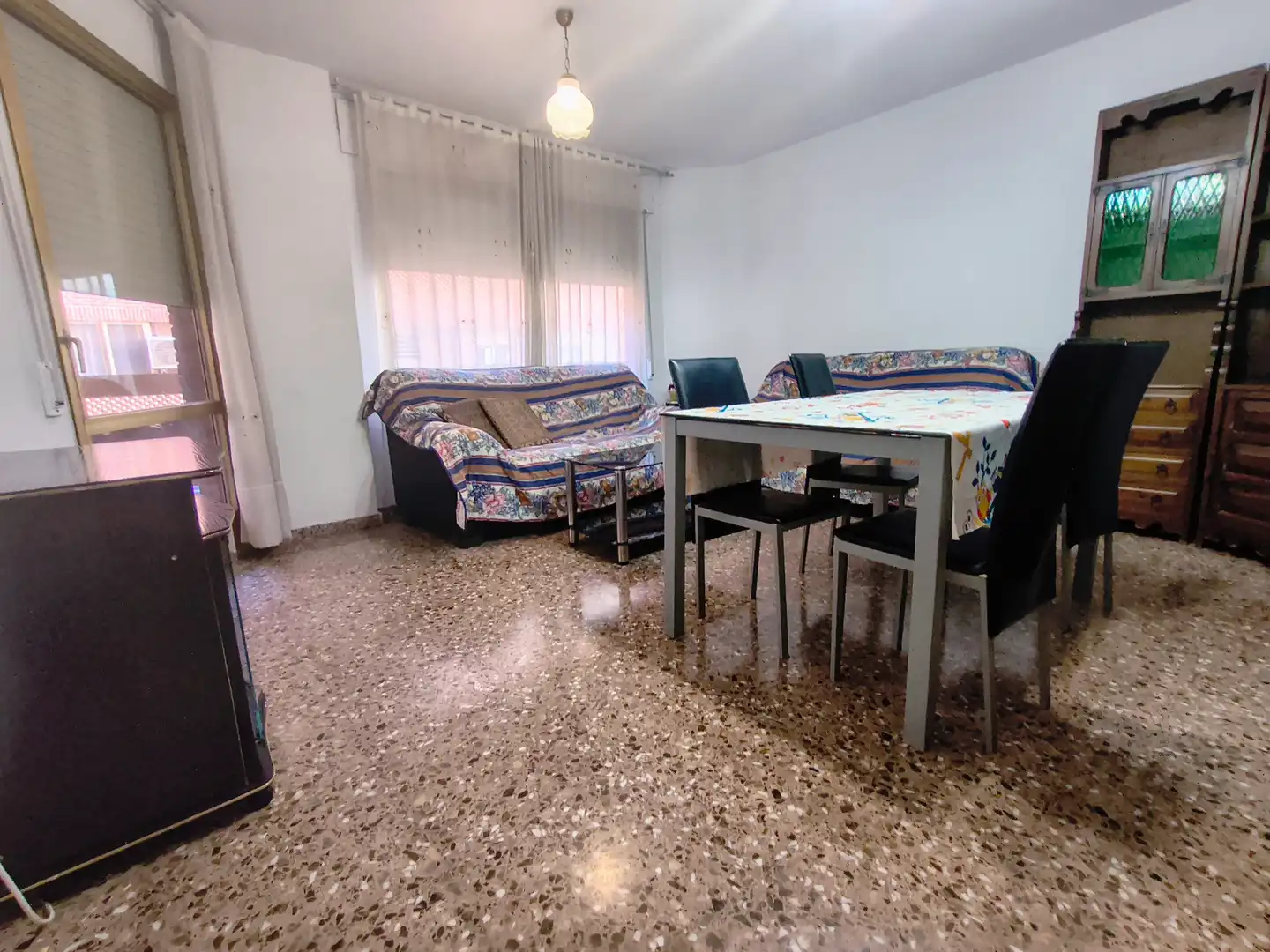 Wohnzimmer von Wohnung zum Verkauf in Alicante / Alacant mit Klimaanlage, Terrasse und Möbliert