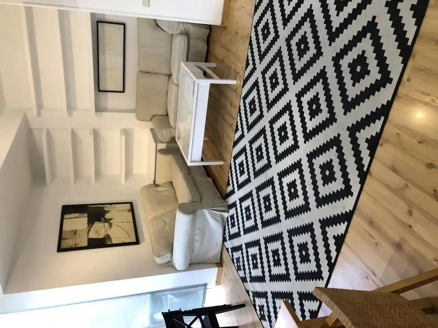 Wohnzimmer von Wohnungen zur Miete in  Madrid Capital mit Klimaanlage und Balkon