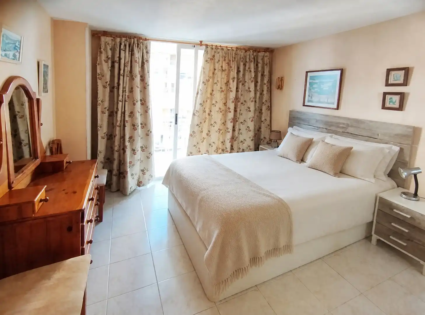 Schlafzimmer von Wohnung zur Miete in Alicante / Alacant mit Möbliert