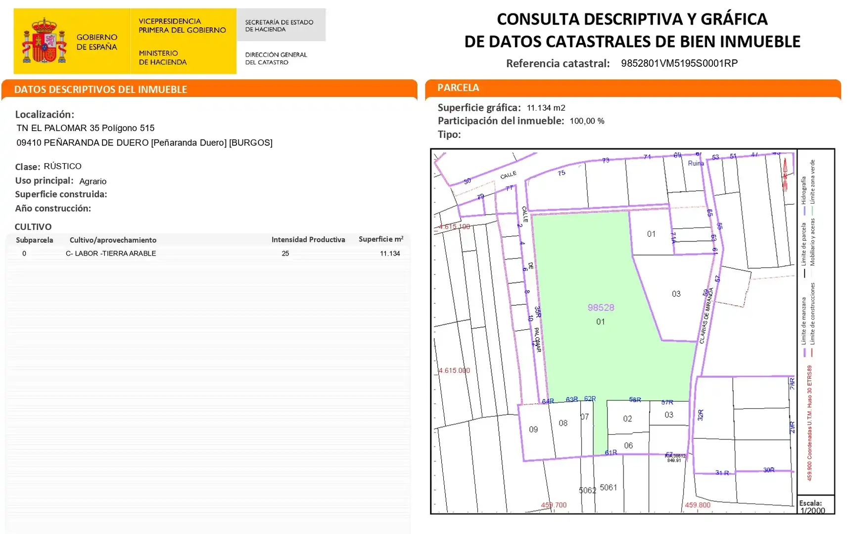 Terreno rústico en venta en Terreno el Palomar 35, imagen 4