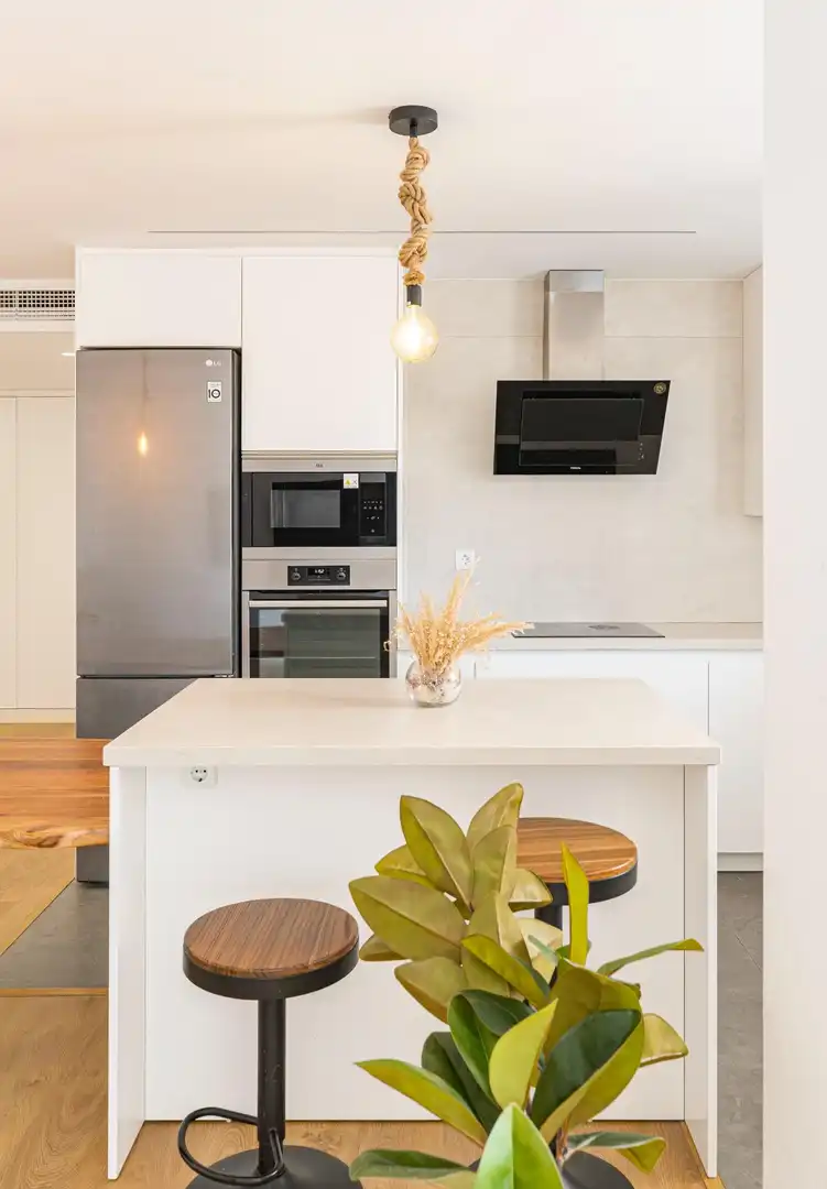 Cocina de Piso de alquiler en Murcia con Aire acondicionado y Terraza