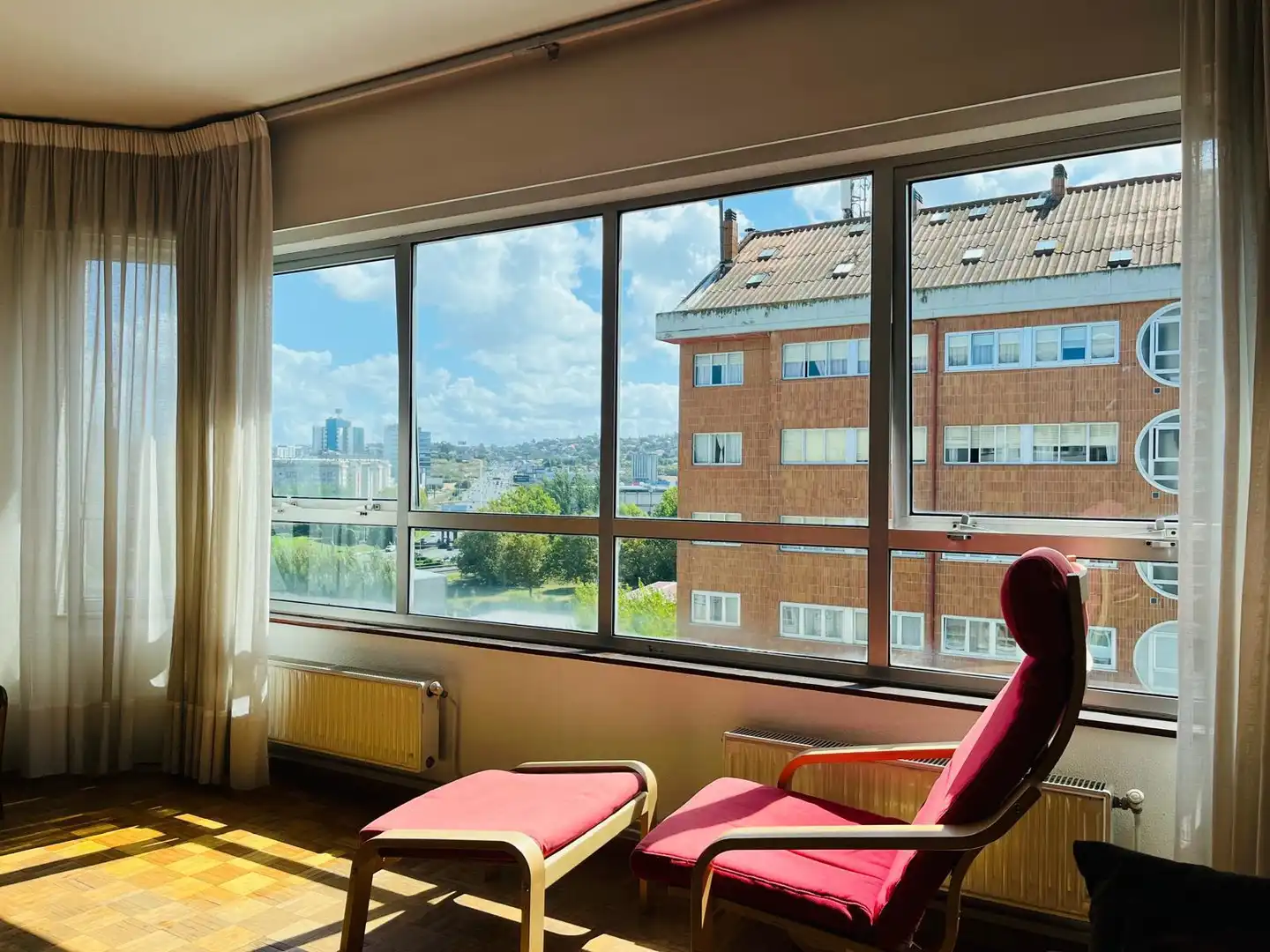 Bedroom of Flat for rent in A Coruña Capital   with Heating, Parquet flooring and Furnished