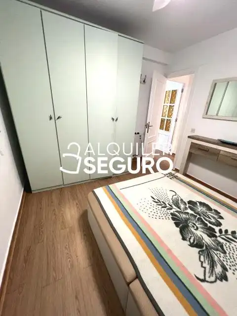Schlafzimmer von Wohnung zur Miete in Leganés mit Heizung, Terrasse und Möbliert