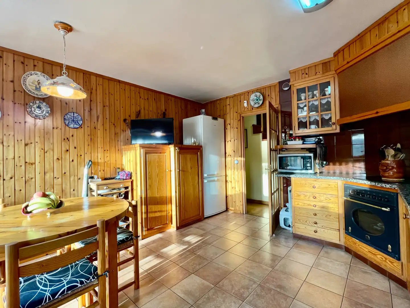 Cocina de Casa o chalet en venta en Sant Pau de Segúries con Aire acondicionado, Jardín privado y Terraza