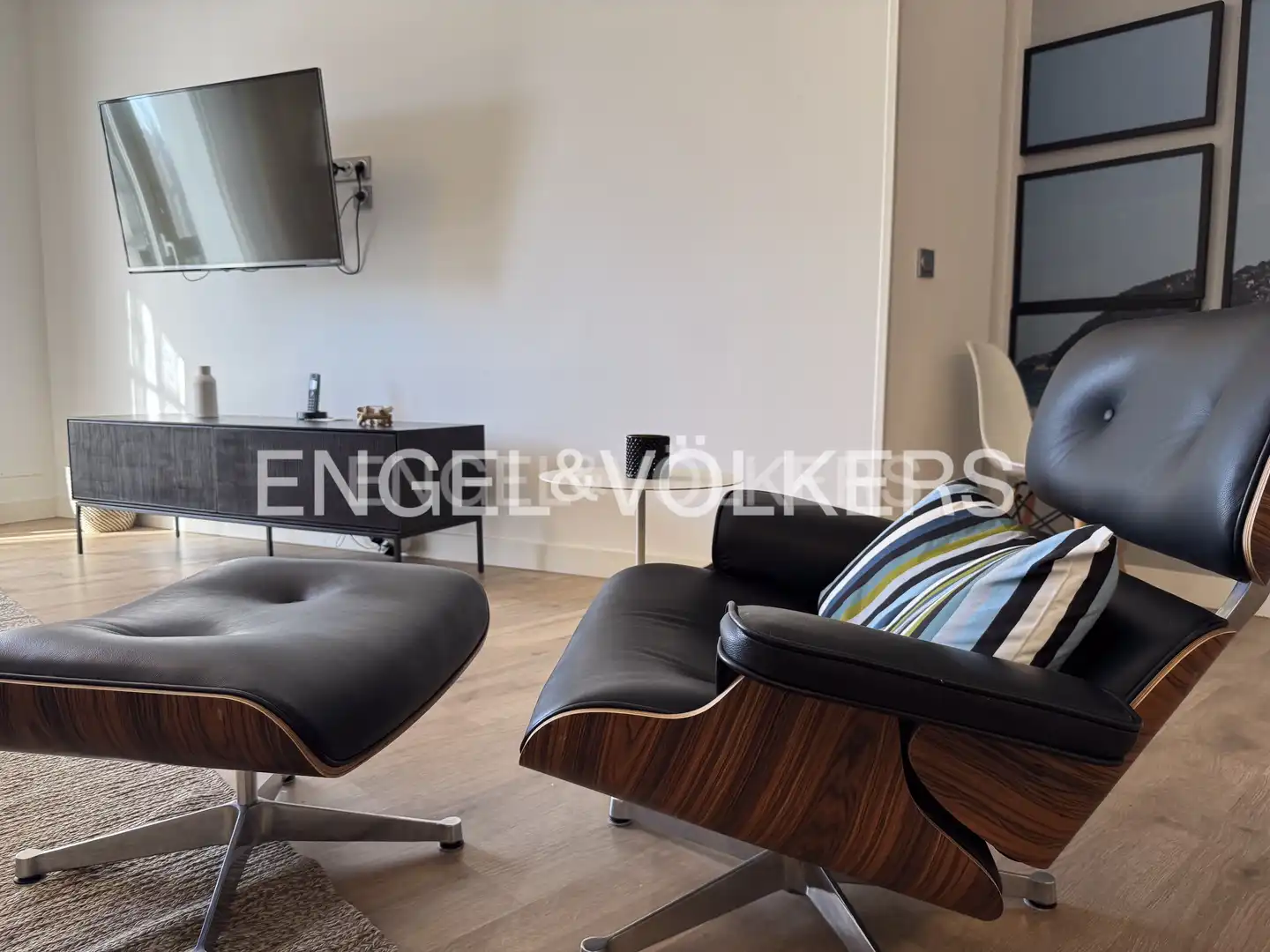 Sala de estar de Piso de alquiler en Madrid con Aire acondicionado, Calefacción y Amueblado