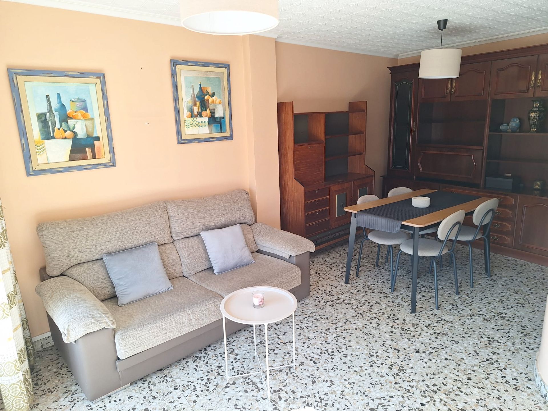 Living room of Flat to rent in San Vicente del Raspeig / Sant Vicent del Raspeig  with Air Conditioner, Furnished and Washing machine