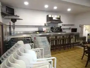 Küche von Geschaftsraum zur Miete in Gijón  mit Terrasse und Möbliert