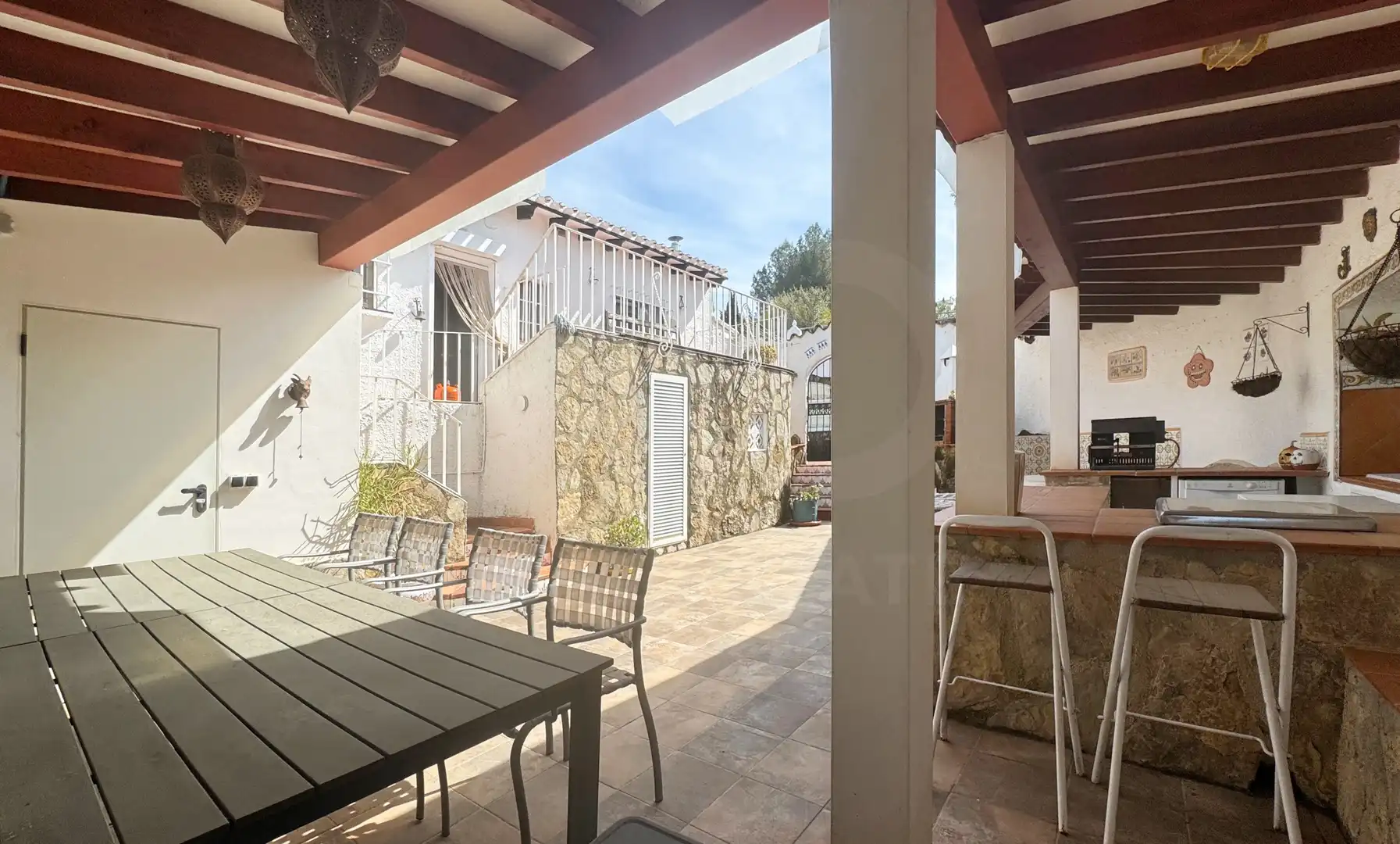 Terrassa de Casa o xalet en venda en Pego amb Aire condicionat, Terrassa i Piscina