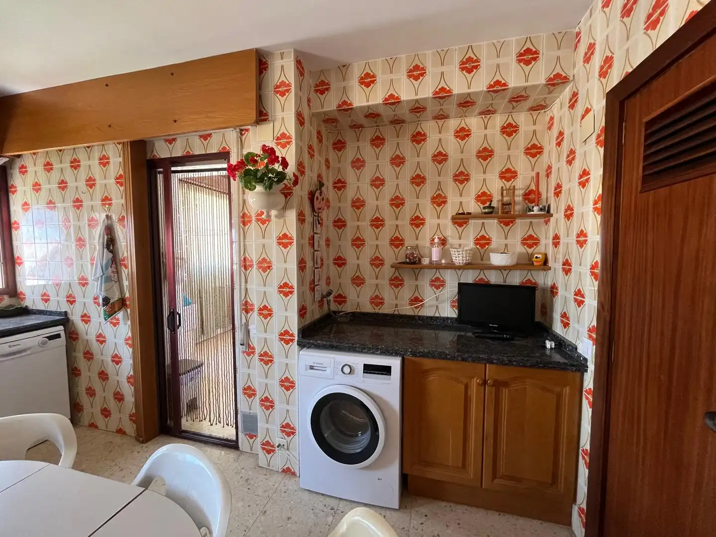 Cocina de Apartamento en venta en Gandia con Terraza, Amueblado y Piscina comunitaria