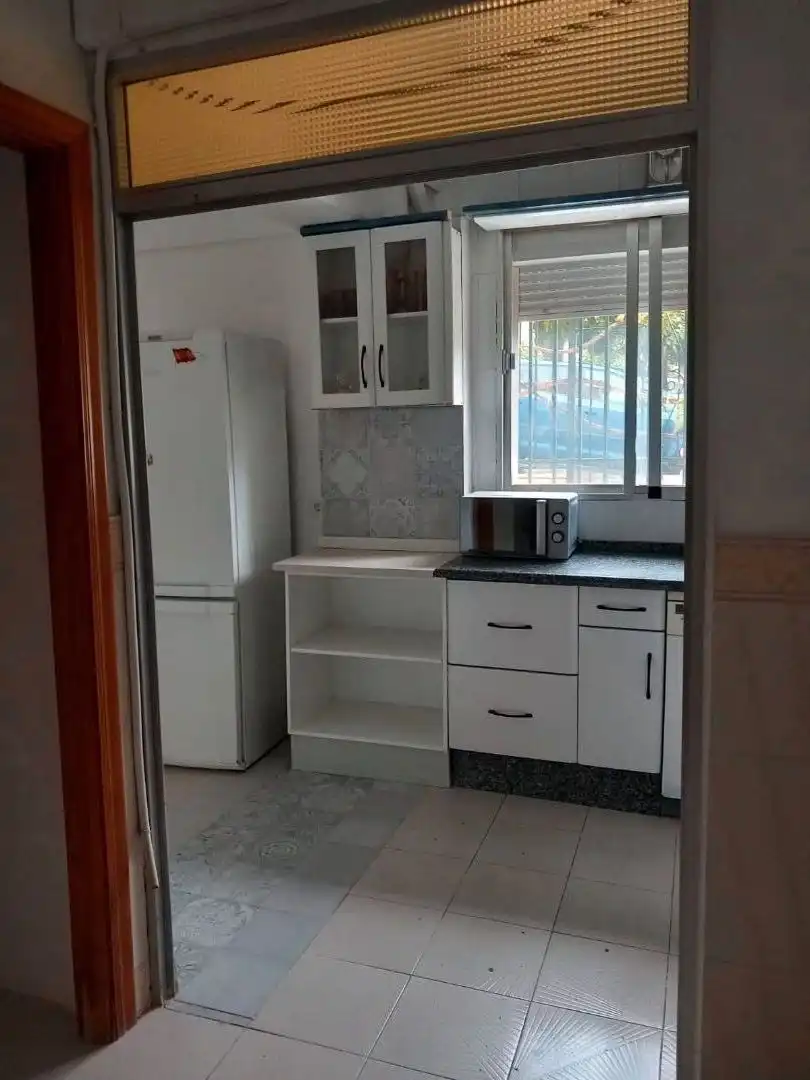 Kitchen of Flat for sale in Lucena  with Air Conditioner, Private garden and Furnished