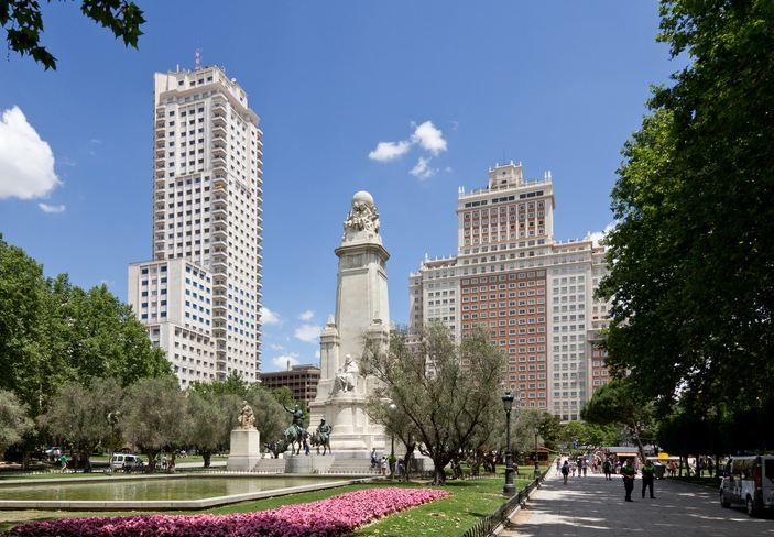 Vista exterior de Piso en venta en  Madrid Capital con Calefacción, Amueblado y Lavadora