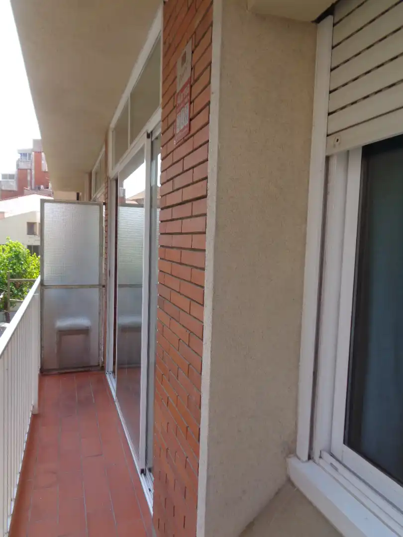 Terraza de Piso de alquiler en Barcelona con Lavadora y Balcón