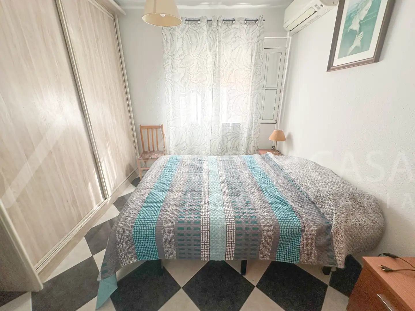 Bedroom of Flat for sale in Málaga