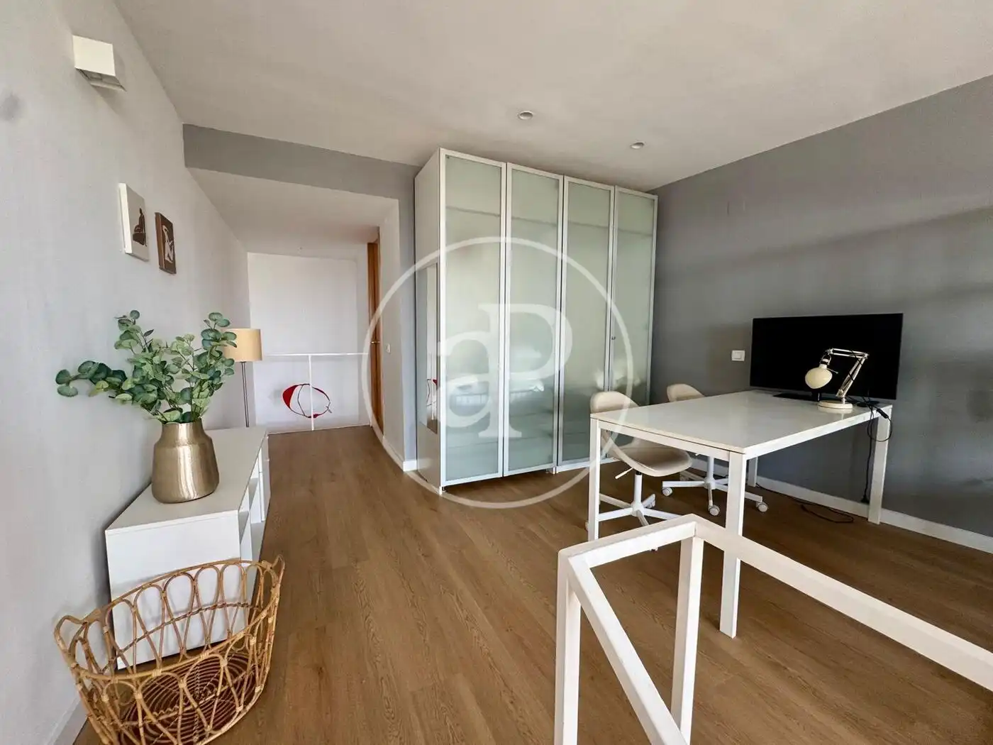 Living room of Duplexes for rent in Valencia  with Air Conditioner, Heating and Furnished