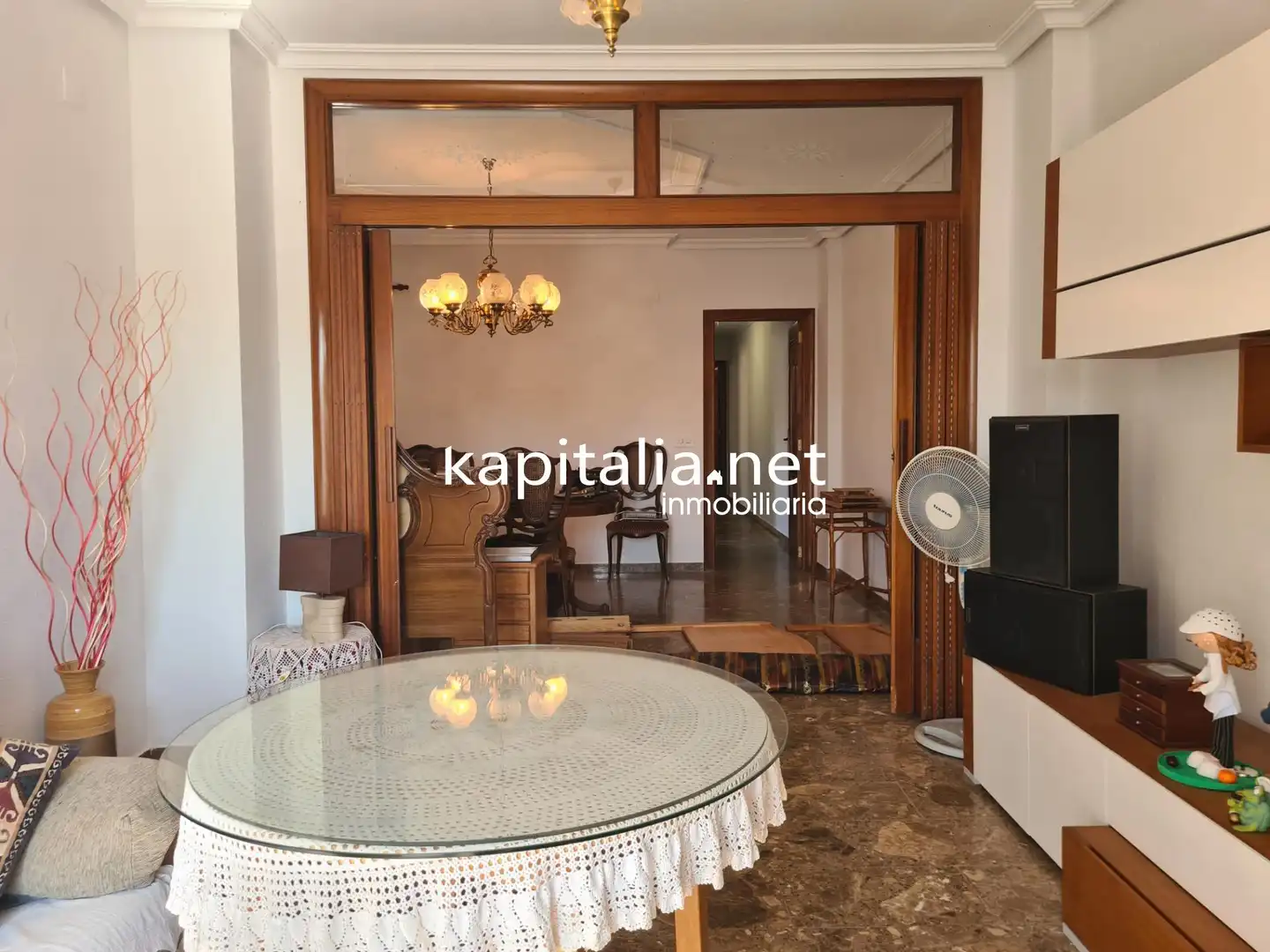 Wohnzimmer von Wohnung zum Verkauf in Aielo de Malferit mit Klimaanlage, Heizung und Terrasse