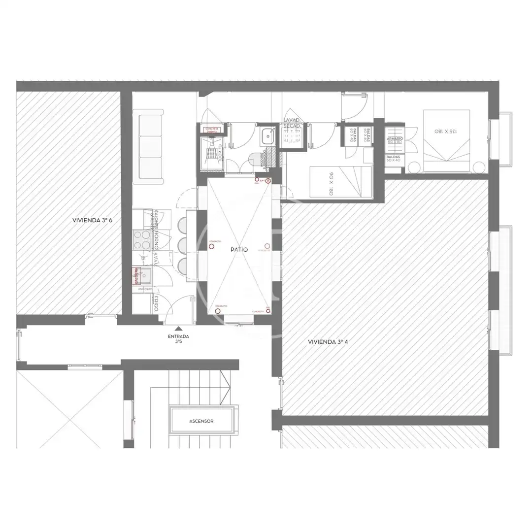 Flat for sale in Madrid  with Air Conditioner, Heating and Terrace