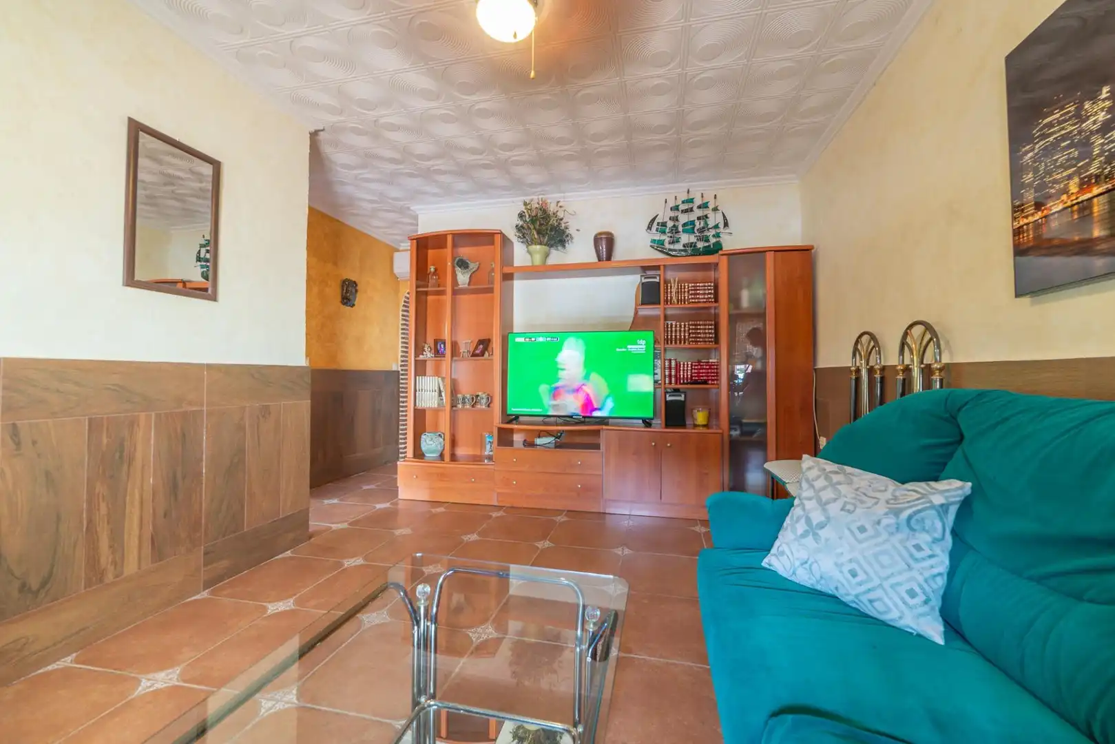 Sala de estar de Casa adosada en venta en San Javier con Jardín privado, Trastero y Amueblado