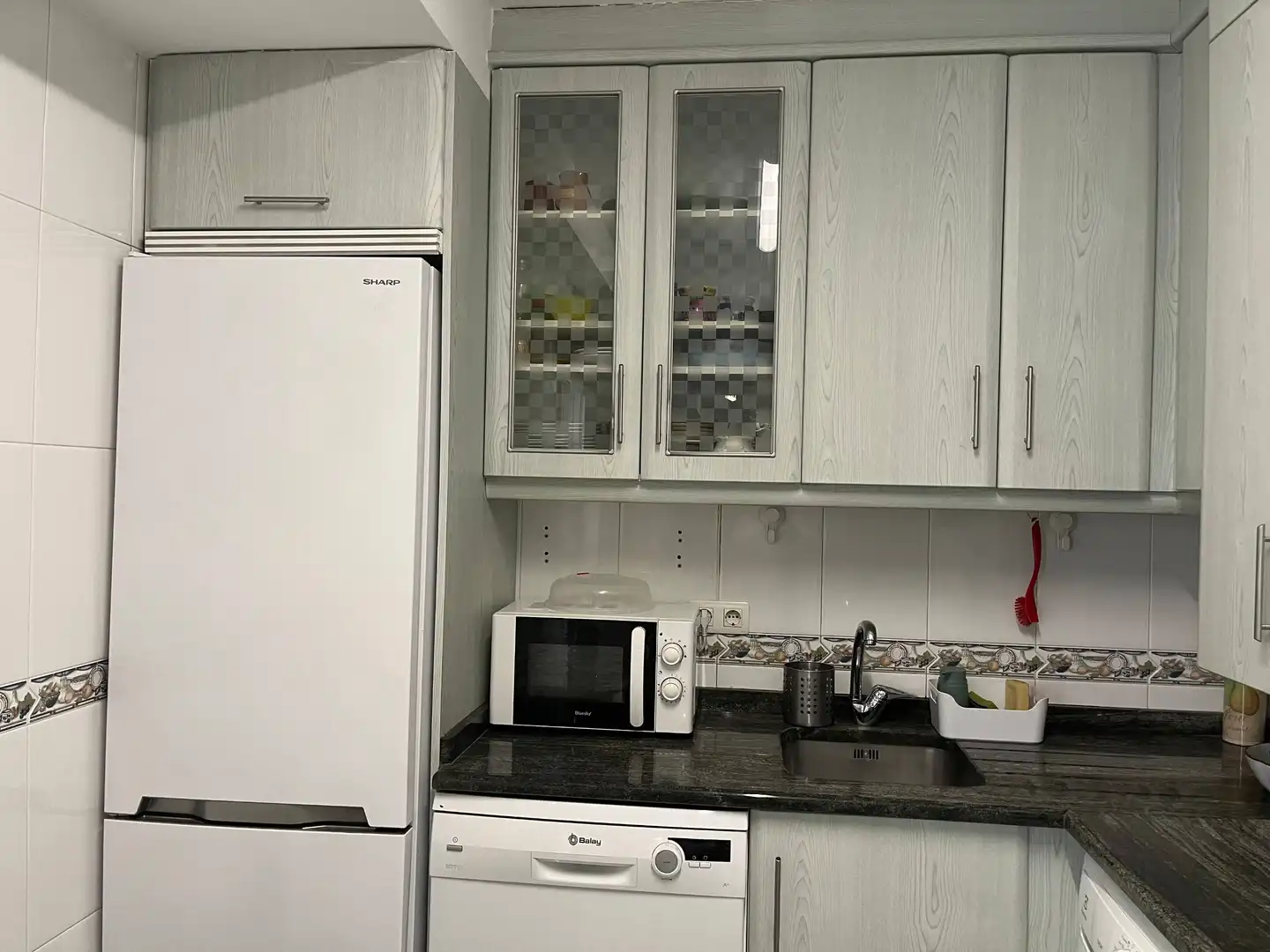 Küche von Wohnung zur Miete in Santiago de Compostela  mit Heizung und Möbliert
