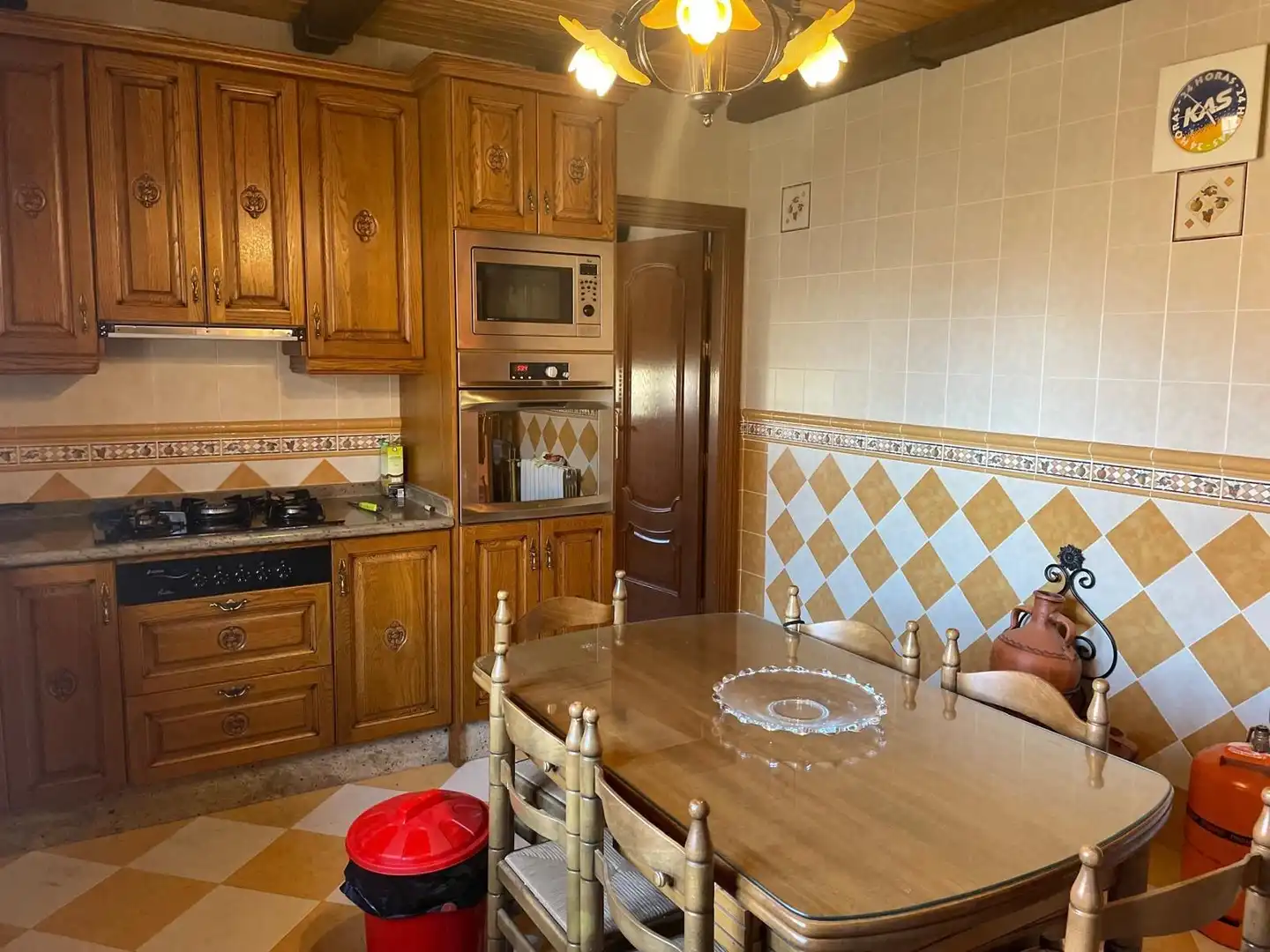 Kitchen of Houses for sale in Chimeneas  with Air Conditioner, Private garden and Terrace