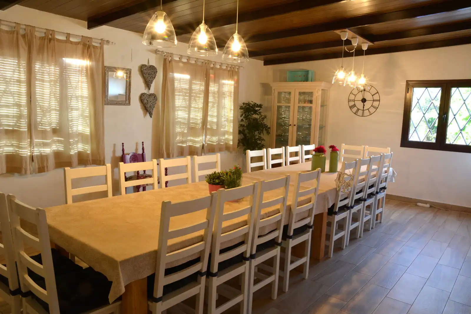 Dining room of Houses for rent in El Bosque  with Air Conditioner, Private garden and Terrace