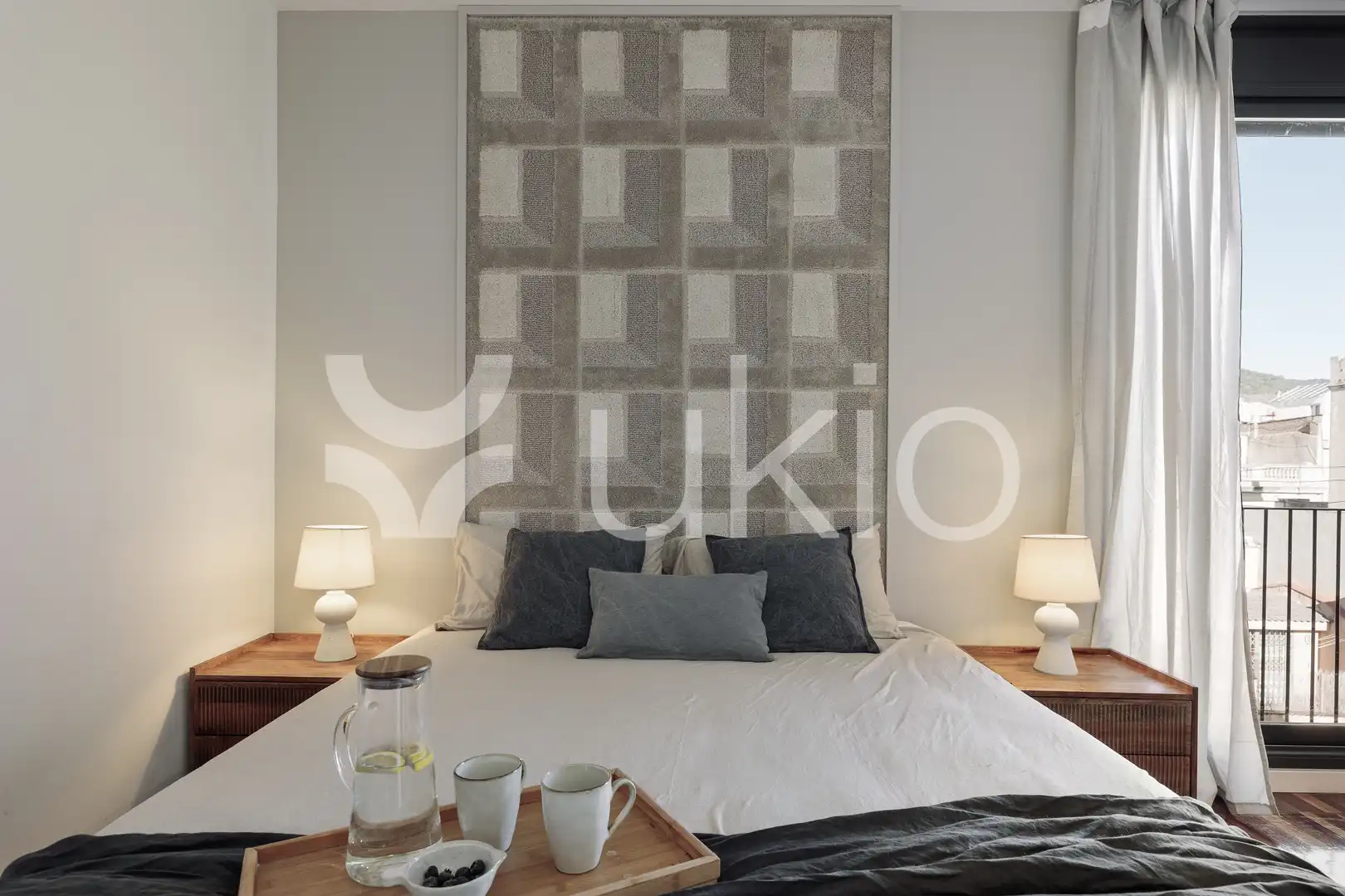 Habitación de Apartamento de alquiler en Barcelona con Aire acondicionado, Calefacción y Terraza