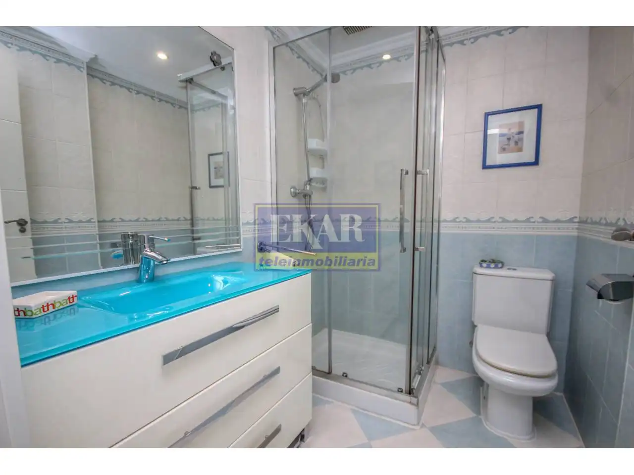 Bathroom of Flat for rent in Hondarribia  with Heating, Terrace and Furnished
