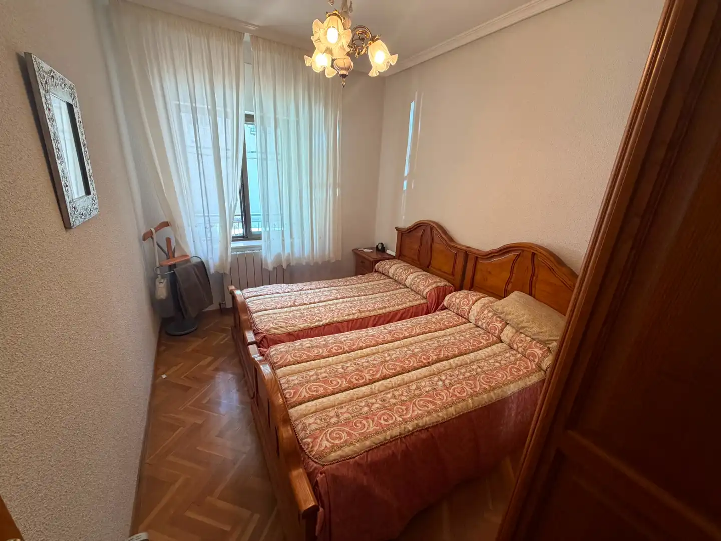 Bedroom of Flat for sale in Ávila  with Heating, Parquet flooring and Terrace