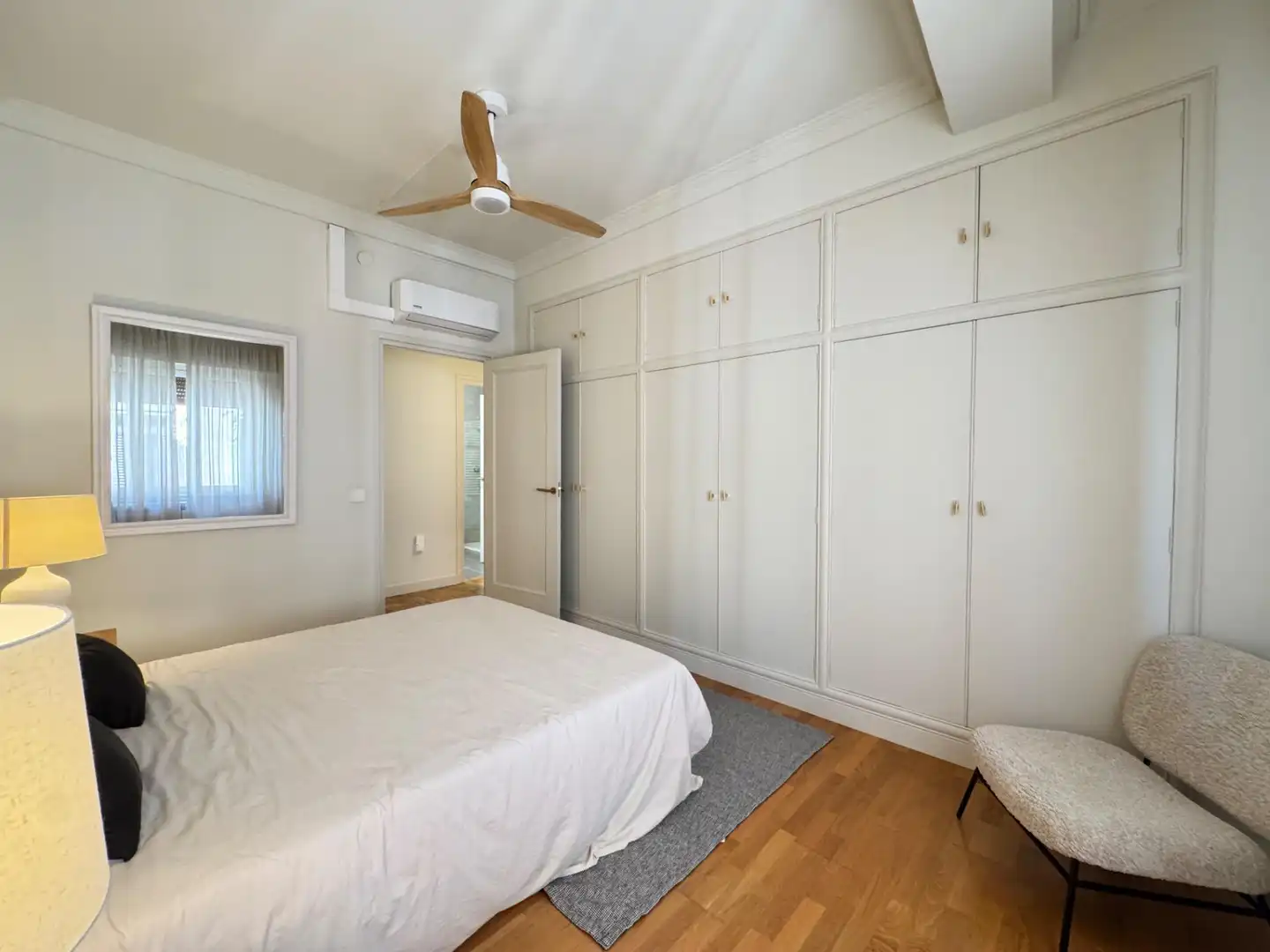 Schlafzimmer von Wohnung zum Verkauf in Alicante / Alacant mit Klimaanlage, Heizung und Parkett