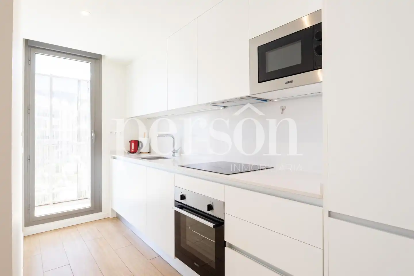Kitchen of Flat for rent in Dénia  with Air Conditioner, Terrace and Storage room