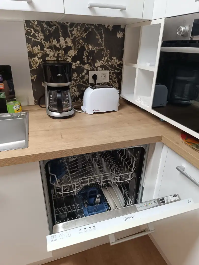 Kitchen of Flat for sale in Oviedo   with Heating, Parquet flooring and Storage room