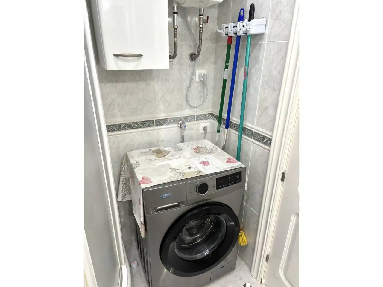 Baño de Piso de alquiler en Vélez-Málaga con Aire acondicionado, Terraza y Amueblado