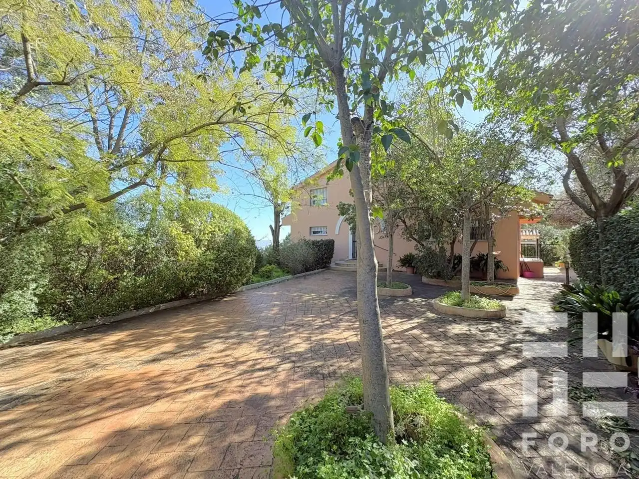 Vista exterior de Casa o chalet en venta en Alberic con Aire acondicionado, Jardín privado y Terraza