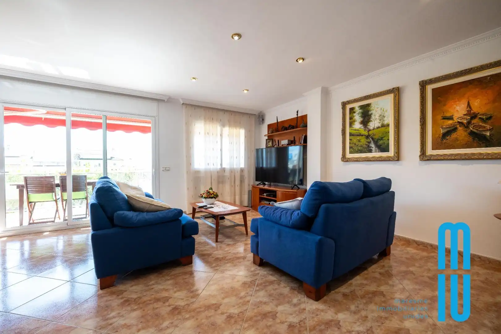 Sala de estar de Casa o chalet en venta en Pineda de Mar con Balcón